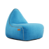 Cobana Lounge Chair in turquoise with backrest, durable water-repellent fabric and soft shape.