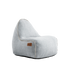 Cobana Junior Lounge Chair in grey with a soft, rounded bean bag design for kids.