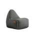 Cobana Junior Lounge Chair in grey with a soft, rounded bean bag shape designed for kids.