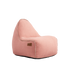 Cobana Junior Lounge Chair in soft rose color with durable, water-repellent fabric and hand-sewn stitches.