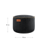 Cobana Grey pouf with durable fabric and hand-sewn stitches, suitable for indoor and outdoor use.