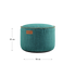 Cobana Pouf in Cobana Grey fabric with a round shape and durable, water-repellent texture.