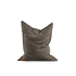 Cobana Junior Beanbag chair in brown with durable, water-repellent fabric and hand-sewn stitches.