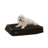 Medium Cobana Black dog bed with water-repellent fabric and non-slip bottom.