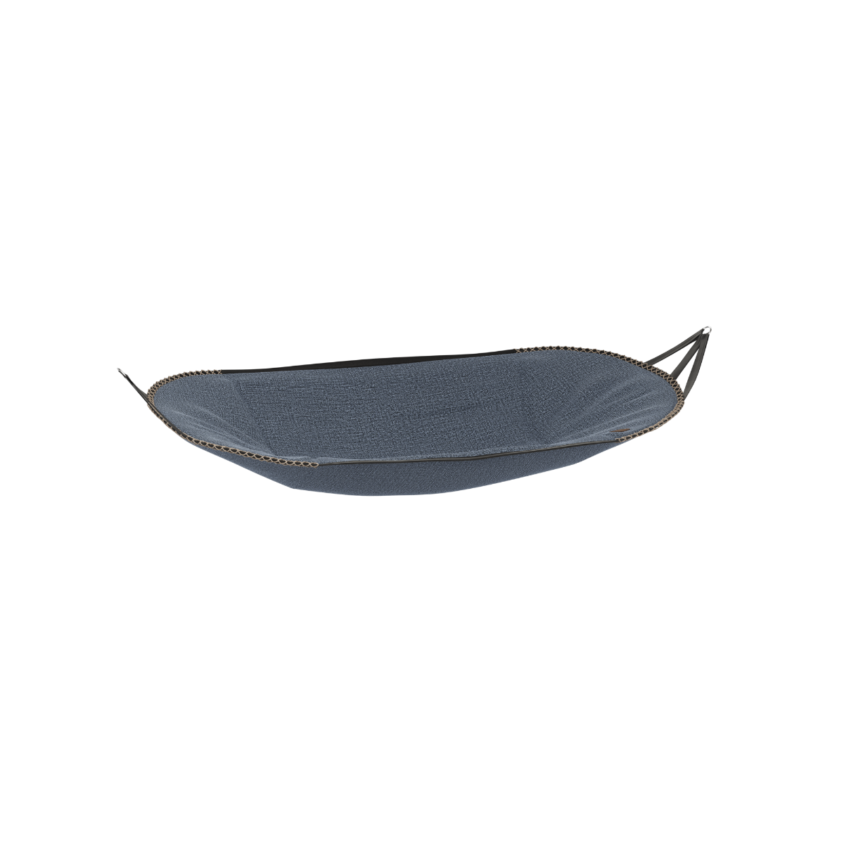 Gray Cobana textile hammock by sackit for comfortable outdoor relaxation without a frame