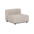 sackit outdoor modular lounge sofa seat in light beige with clean Scandinavian lines and weather resistant upholstery