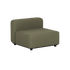 sackit outdoor lounge sofa seat in olive green with clean Scandinavian lines and durable weather resistant upholstery for Nordic gardens terraces and patios