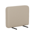 Beige Cobana outdoor sofa armrest with rounded edges and black support legs from sackit for Scandinavian garden and terrace seating