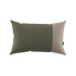 Rectangular Tide Cushion in sand and indigo color blocks made for outdoor use