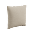 Neutral beige square outdoor cushion with textured weather resistant fabric from sackit for comfortable and cohesive Nordic garden lounge styling