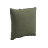 Olive green square outdoor cushion with textured fabric and softly curved edges for comfortable garden lounge seating by sackit europe