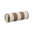 Outdoor bolster cushion in Renesse Chestnut color with cylindrical shape and soft texture