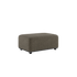 Cobana Lounge Sofa pouf in Cobana Brown with powder-coated aluminum frame and olefin textile upholstery.