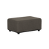 Dark gray modular outdoor pouf with clean Scandinavian lines and weather resistant upholstery from sackit for gardens terraces and lounge seating