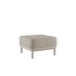Kirra Lounge Sofa pouf in sand color with aluminum frame and olefin textile for outdoor use