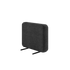 Cobana Lounge Sofa armrest module in black with powder-coated aluminum frame and Olefin textile upholstery