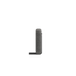 Cobana Lounge Sofa armrest module in black powder-coated aluminum frame with outdoor fabric upholstery.