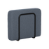 Charcoal gray upholstered armrest module for the Cobana outdoor sofa by sackit designed in Denmark for stylish weather resistant outdoor lounging