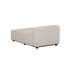 sackit Cobana Lounge Sofa chaise module in light beige upholstery with clean Scandinavian lines for modular outdoor seating