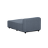Blue gray Cobana outdoor chaise sofa module from sackit with clean Scandinavian lines and durable upholstery for relaxed garden and terrace seating