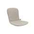 Kirra Sand slipover cushion designed for Patio Chair no. One with non-slip backing and quick dry foam filling