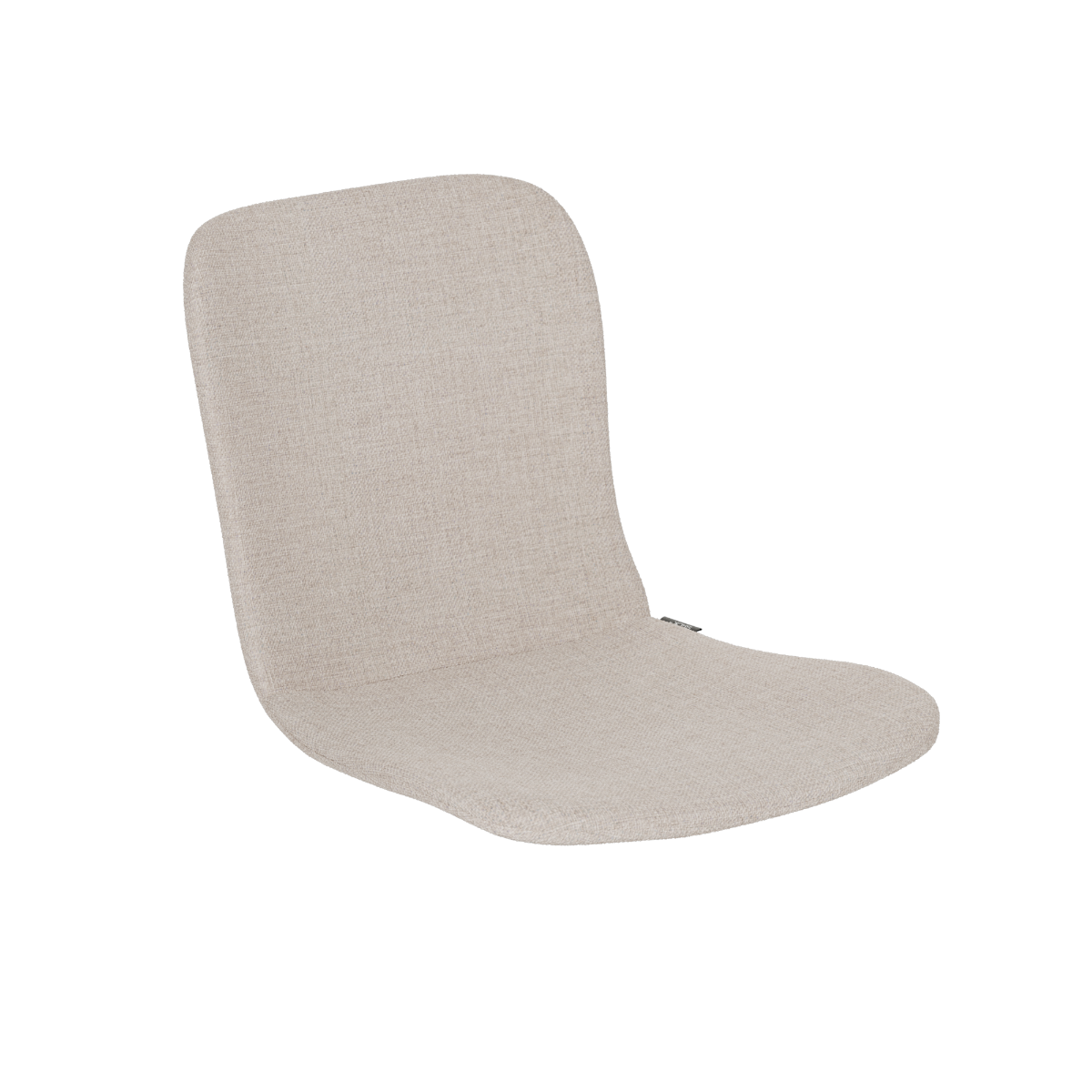 Kirra Sand slipover cushion designed for Patio Chair no. One with non-slip backing and quick dry foam filling