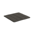 Kirra Noir cushion designed for Kirra Patio Chair with olefin cover and integrated strap in black color.