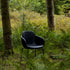 Terra Black Chair no. One S2 with double shell design and powder-coated steel frame