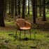 Terra Black Chair no. One S2 with double shell design and powder coated steel frame