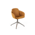 Luna Sandstone Chair no. One S2 with polished swivel base and return swivel feature