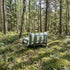 Renesse Olive Mollis Lounge Chair with powder-coated aluminum frame and eco-certified textile outdoors