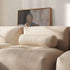 Soft Sofa Indoor 3-seater in rose corduroy fabric with soft, modular design and no visible frame.