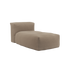 Soft Sofa Indoor lounger in teddy brown fabric with a relaxed, modular design.
