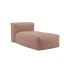 Soft Sofa Indoor Lounger in rose corduroy fabric with soft, frame-free design