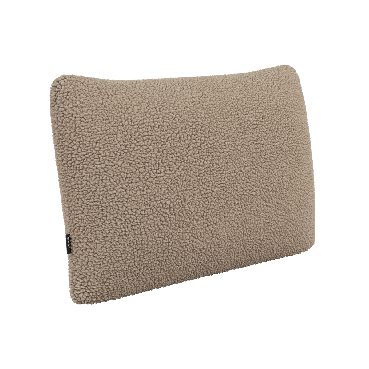 Rectangular Soft Sofa Indoor cushion in Teddy Brown fabric with soft texture and clean edges