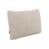 Rectangular Soft Sofa Indoor cushion in beige corduroy fabric with a removable cover.