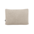 Rectangular Soft Sofa Indoor cushion in Teddy Beige fabric with soft texture.