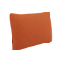 Rectangular Soft Sofa Indoor cushion in bright orange jaquard fabric with soft texture.