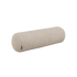 Soft Sofa Indoor bolster cushion in beige corduroy fabric with a cylindrical shape.