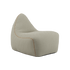 SACKit Chair Indoor in Cosmo Beige fabric with rounded shape and supportive foam filling