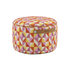 Round SACKit Pouf Indoor in Levanka textile with a compact shape and soft foam filling.