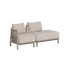 Kirra Lounge Sofa - 2 seater w/ open end