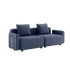Kirra Indigo Cobana Lounge Sofa two-seater with armrest, outdoor modular design with cushions
