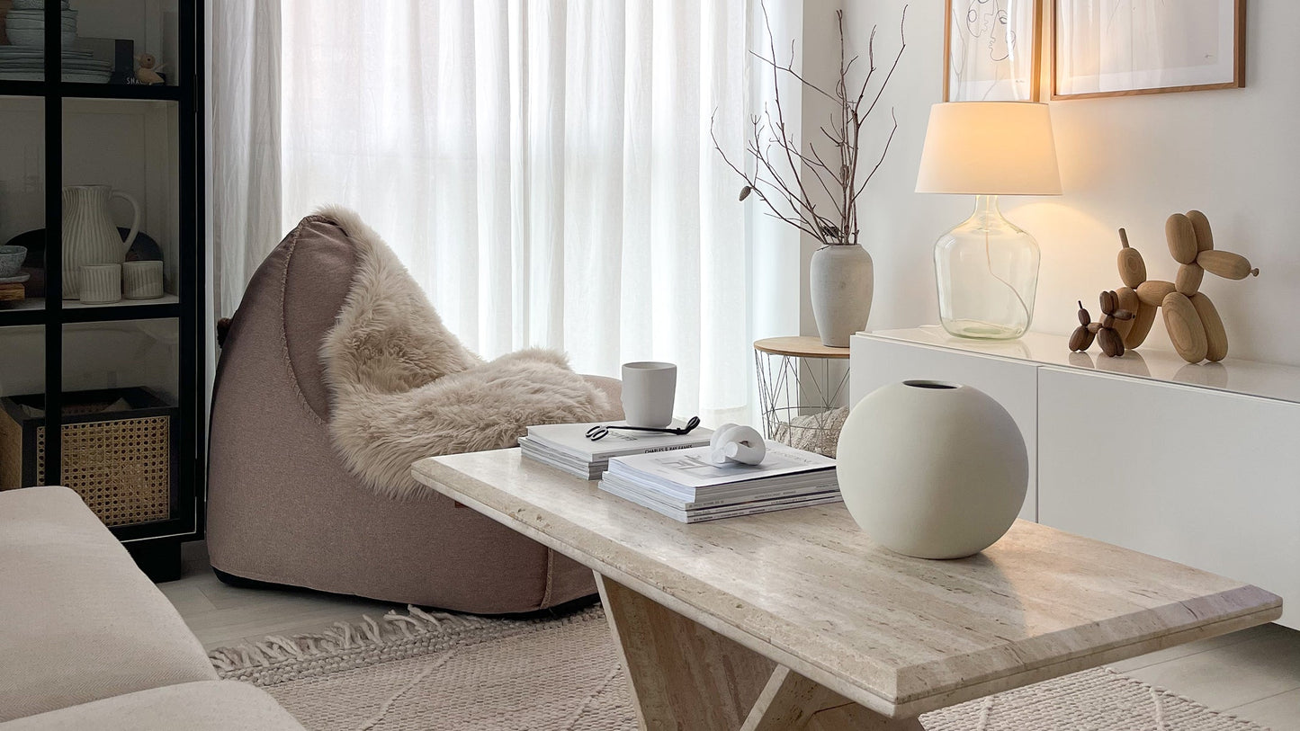 Canvas Lounge Chair - Bean bag chair for indoor use