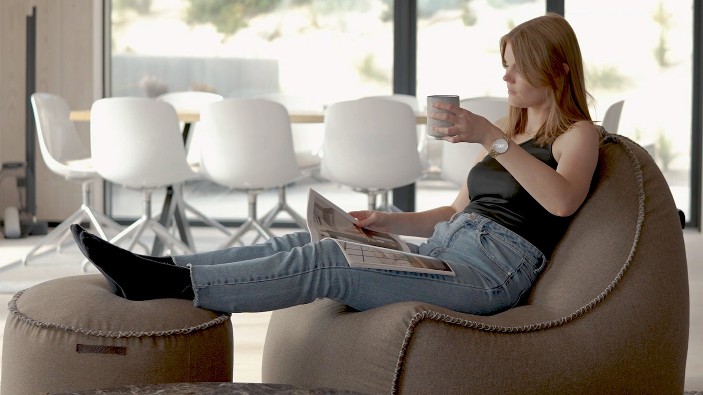 Medley Lounge Chair - Exclusive bean bag chair for indoor use