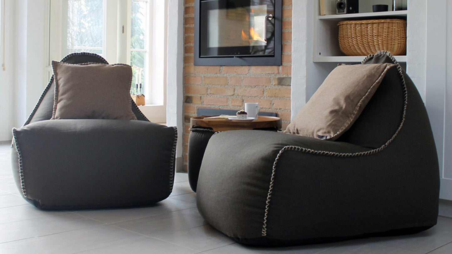 Medley Lounge Chair - Exclusive bean bag chair for indoor use