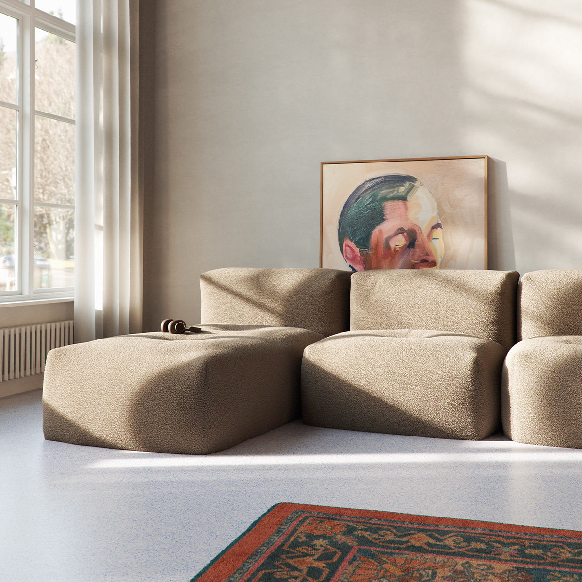 Soft Sofa Indoor - Corner - A modular sofa with soft comfort