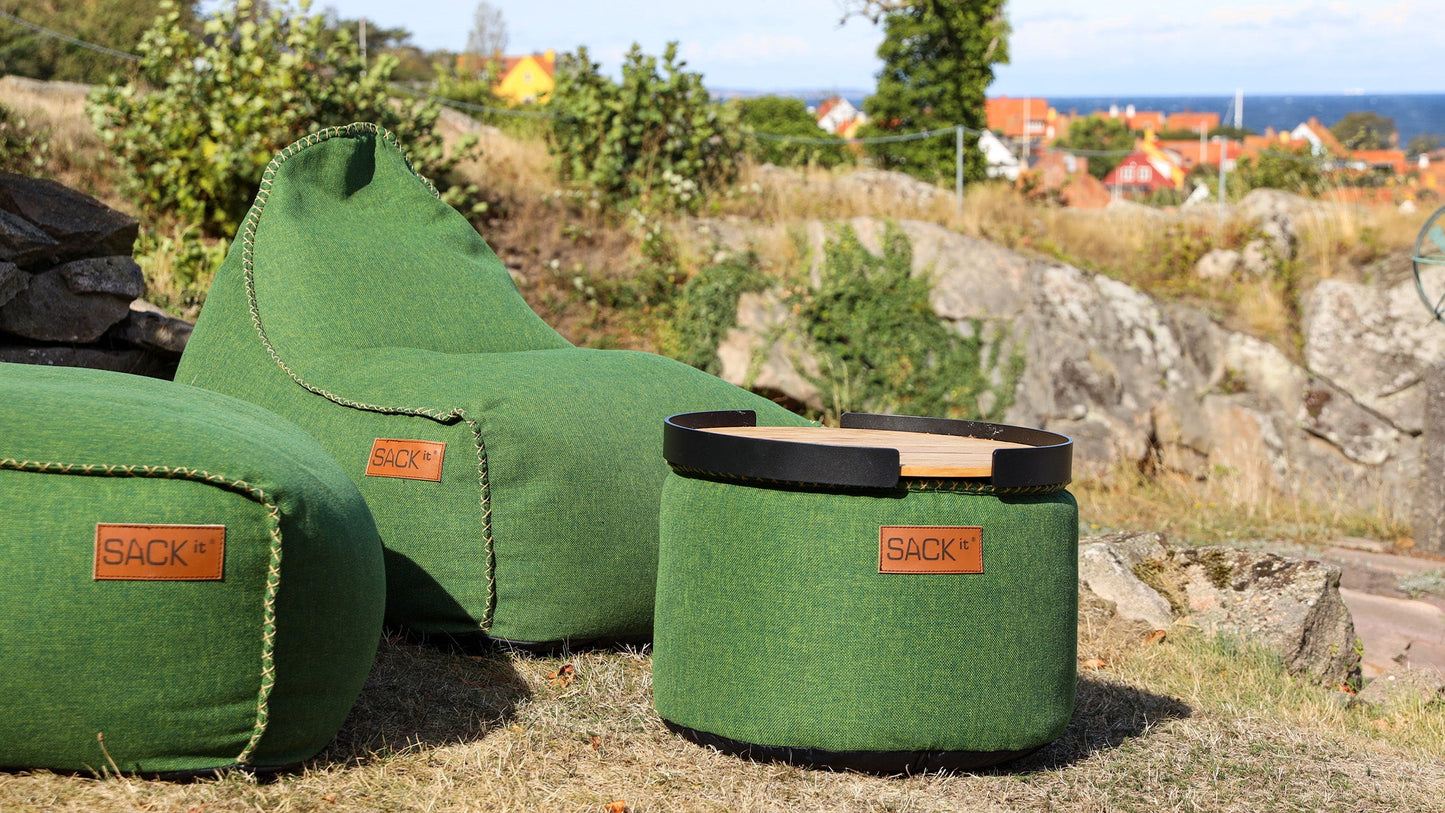 Cobana Pouf - Light Grey - Pouf for indoor and outdoor use