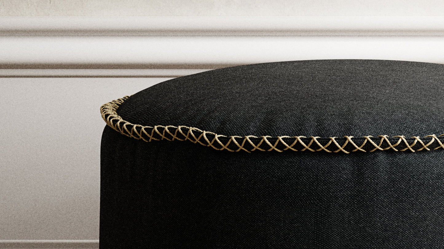 Canvas Pouf - Pouf for indoor use