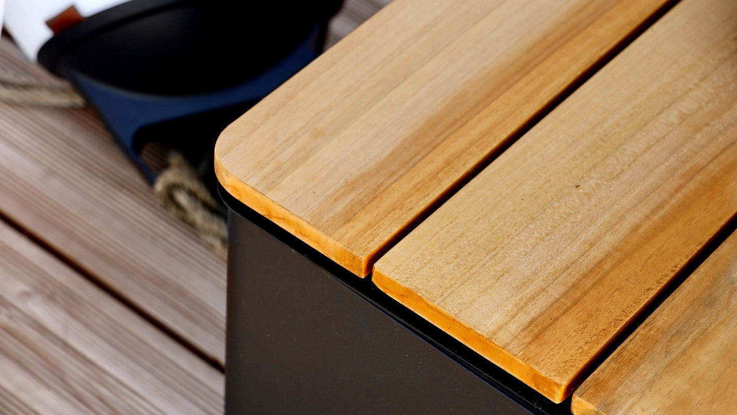 Patio Storage Table - Lounge module - Outdoor Table with Storage